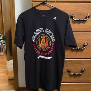 Men’s MLS Atlanta United FC Black Tshirt Size LG NWOT
